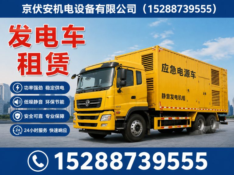 吴忠静音发电车租赁展示图